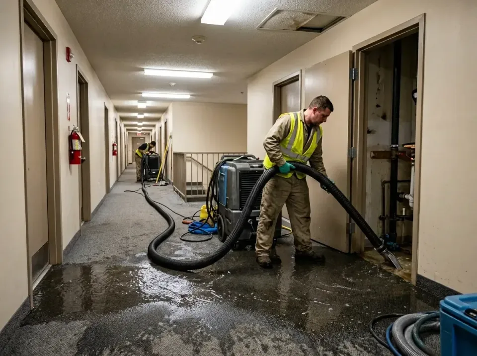 multi-unit-apartment-hallway-f-005 — frequently asked questions, Emergency Burst Pipe Water Extraction & Removal in Ogden, NC